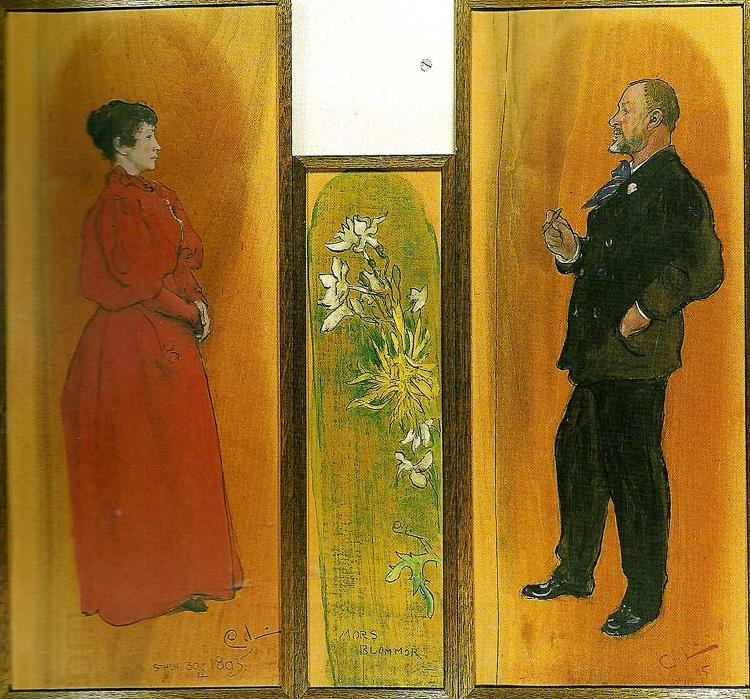 Carl Larsson familjen borjeson China oil painting art